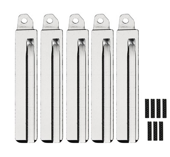 Hyundai Santa Fe HY18R - Flip Key Blade w/Roll Pins for OEM Remotes (GTL) (5 Pack)