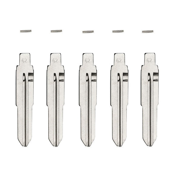 Mitsubishi MIT1 - Flip Key Blade w/Roll Pins for Xhorse Remotes (GTL) (5 Pack)