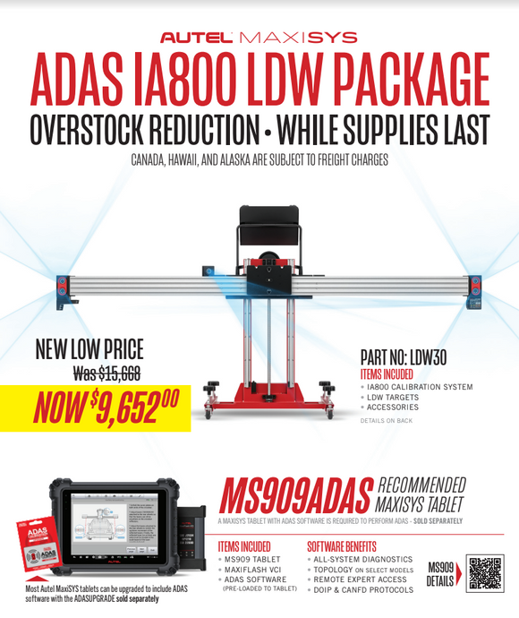 Autel ADAS - IA800 Calibration Frame - LDW 3.0 (Overstock Price Reduction)