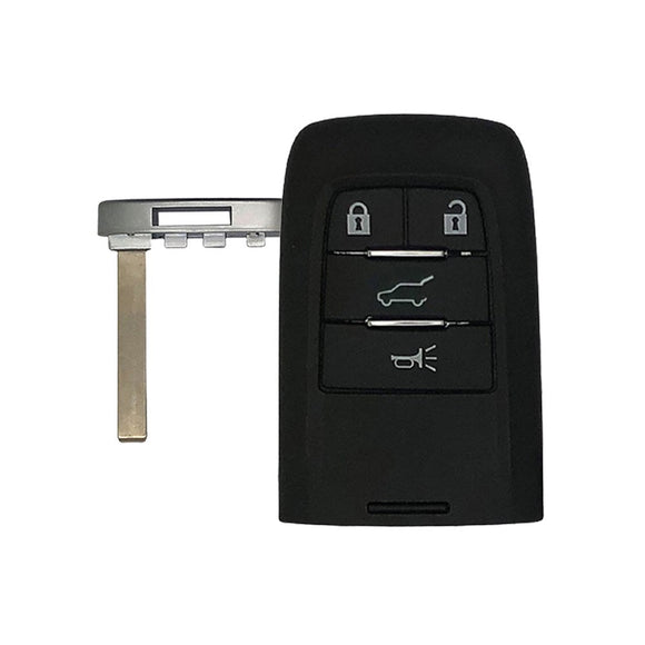 Saab 9-5 Z 2010-2011 4-Button Smart Key w/ Trunk (FCC: NBG009768T)
