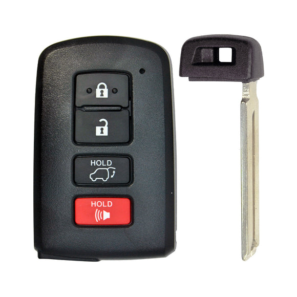 Toyota Highlander 2014-2020 4-Button Smart Key (FCC: HYQ14FBA (2110))