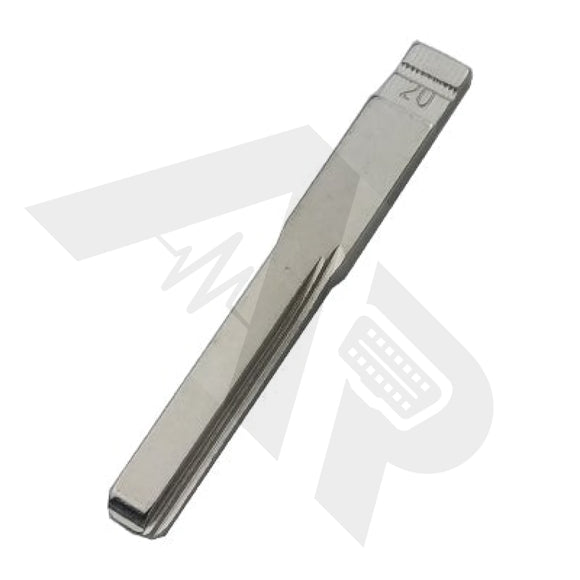 Key Blade: 20# - Hu64 Mercedes Benz Blade For Xhorse & Keydiy Universal Remotes (Pack Of 10X) Blades