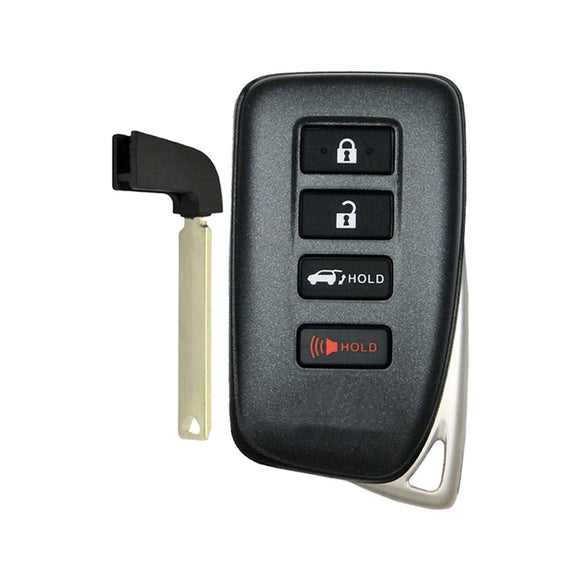 Lexus RX350/450h 2016-2020 4-Button Smart Key w/Hatch