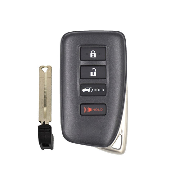 Lexus NX/LX 2015-2020 4-Button Smart Key w/Hatch