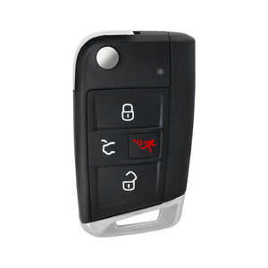 Volkswagen 2015-2019 4-Button Flip Key Remote