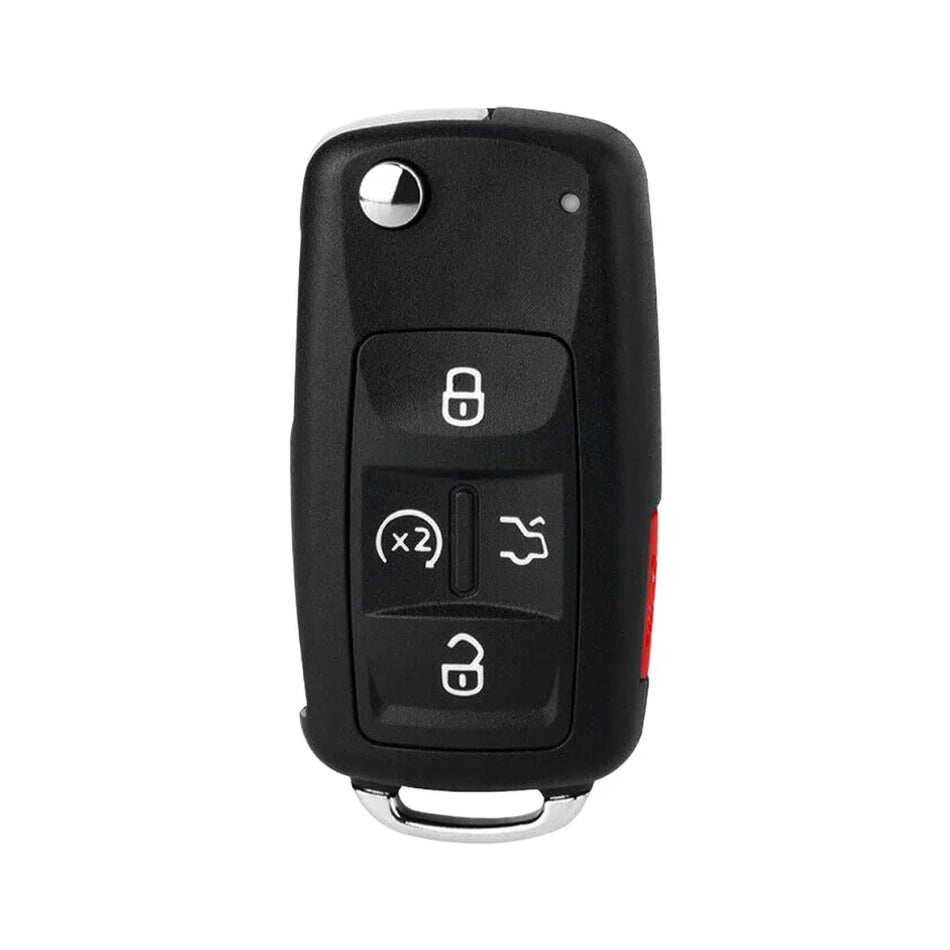 Volkswagen 2012-2015 5-Button Flip Key Remote NON-PROX