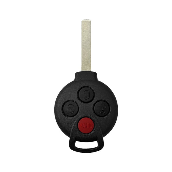 Smart fortwo 2008-2015 4-Button Remote Head Key