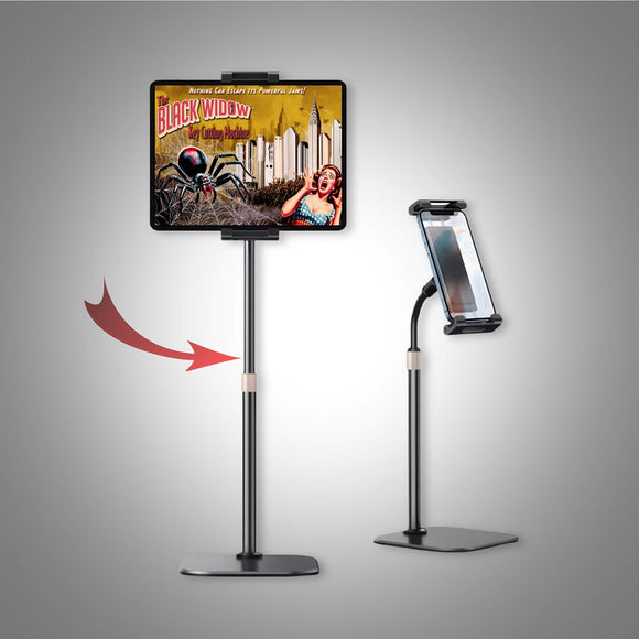 The Black Widow—Fully Articulating Tablet Stand [For Devices 4