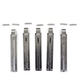 Toyota/Kia TOY48 - Flip Key Blade w/Roll Pins for OEM Remotes (GTL) (5 Pack)