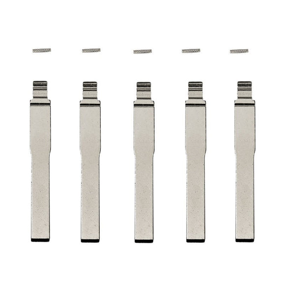 Ford HU101 - Flip Key Blade w/Roll Pins for OEM Remotes (GTL) (5 Pack)