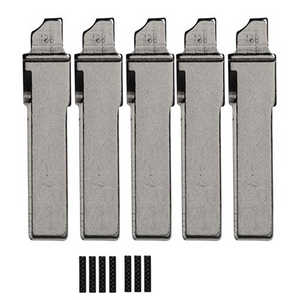 VW HU66 - Flip Key Blade w/Roll Pins for OEM Remotes (5 Pack)