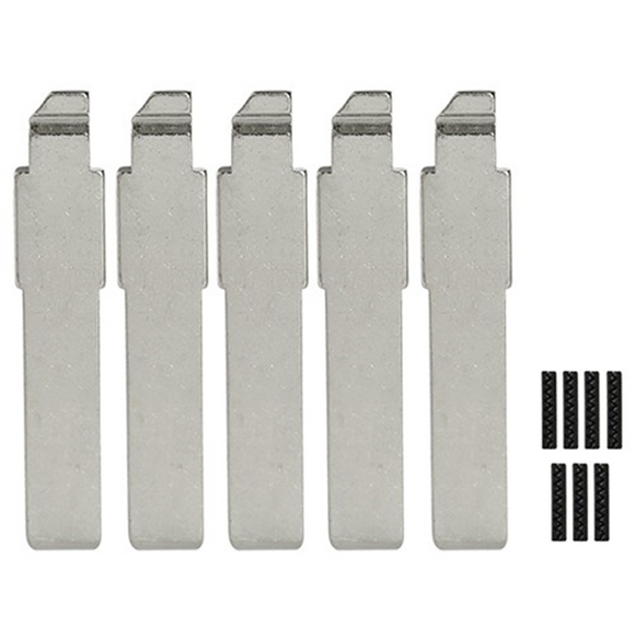 Crysler/Fiat SIP22 - Flip Key Blade w/Roll Pins for OEM Remotes (GTL) (5 Pack)