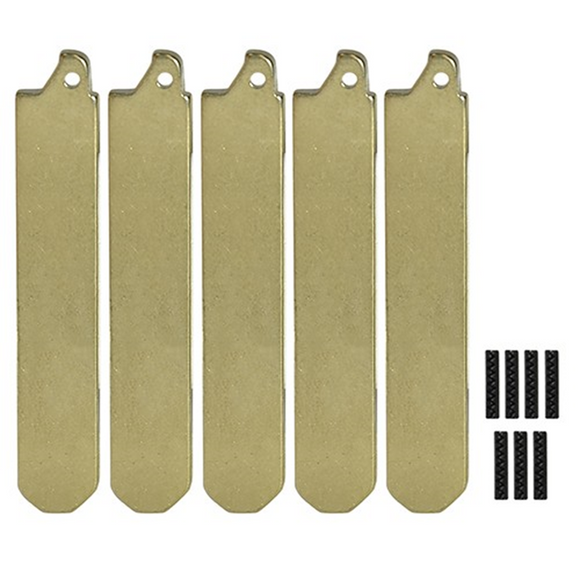 Honda HON66 - Flip Key Blade w/Roll Pins for OEM Remotes (GTL) (5 Pack)