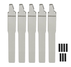 Ford HU101 - Flip Key Blade w/Roll Pins for OEM Remotes (GTL) (5 Pack)