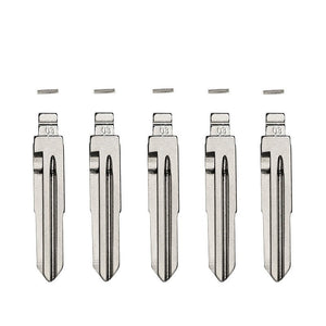 5-Pack Honda HD103 Flip Key Blade w/Roll Pins for Xhorse Remotes