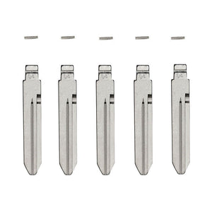 5-Pack Chrysler|Dodge|Jeep Y157|Y159 Flip Key Blade w/Roll Pins for Xhorse Remotes