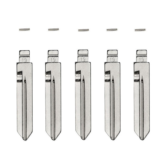 Ford H75 - Flip Key Blade w/Roll Pins for Xhorse Remotes (GTL) (5 Pack)