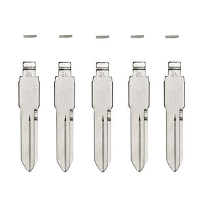 GM B102 - Flip Key Blade w/Roll Pins for Xhorse Remotes (GTL) (5 Pack)