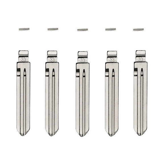 5-Pack Hyundai|Kia HY15 Flip Key Blade w/Roll Pins for Xhorse Remotes