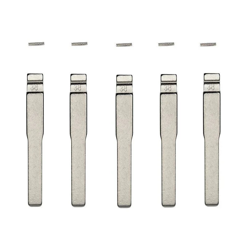 Ford HU101 - Flip Key Blade w/Roll Pins for Xhorse Remotes (5 Pack)