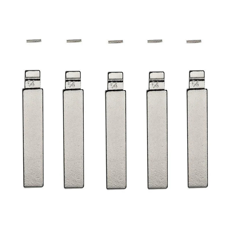 Mini Cooper HU83 - Flip Key Blade w/Roll Pins for Xhorse Remotes (5 Pack)