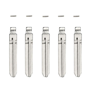 GM B110 - Flip Key Blade w/Roll Pins for Xhorse Remotes (GTL) (5 Pack)