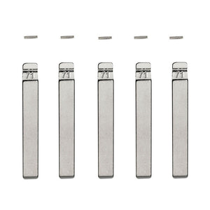 GM HU100 - Flip Key Blade w/Roll Pins for Xhorse Remotes (GTL) (5 Pack)