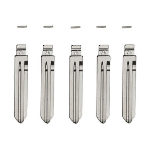 5-Pack Hyundai|Kia HY17 Flip Key Blade w/Roll Pins for Xhorse Remotes