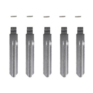 5-Pack Subaru NSN19 Flip Key Blade w/Roll Pins for Xhorse Remotes