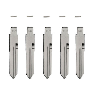 5-Pack Mitsubishi MIT9 Flip Key Blade w/Roll Pins for Xhorse Remotes