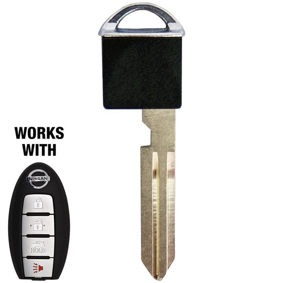 Nissan / Infiniti NI06-PT Emergency Key W/ CHIP SILVER