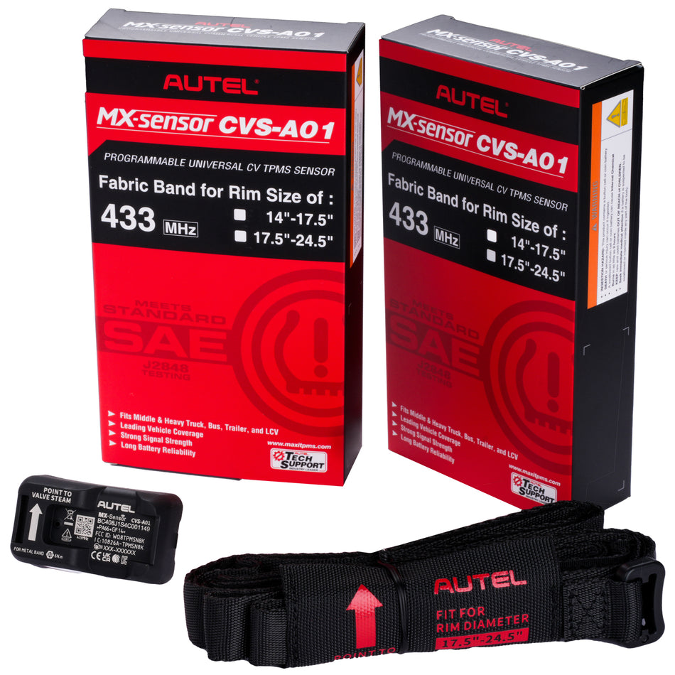 Autel CVS-A01 Fabric-Banded R14-17.5 Programmable CV TPMS Sensor