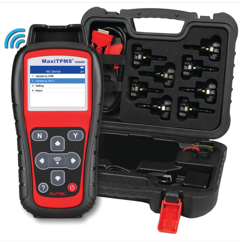 Autel TS508WFK-1 Kit: TS508WF Tool, (8) 1-Sensors
