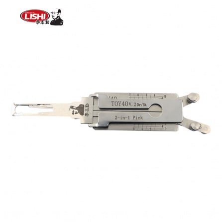 Lexus TOY40 (Long) V.2 2-in-1 Pick/Decoder Quad (Original Lishi)