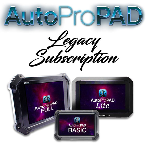 Xtool AutoProPad Legacy Tools 1 Year Updates & Support Subscription