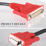 Xhorse XDPGSOGL DB25‑DB15 Connector Cable – VVDI PROG Interface for Solder‑Free Adapters