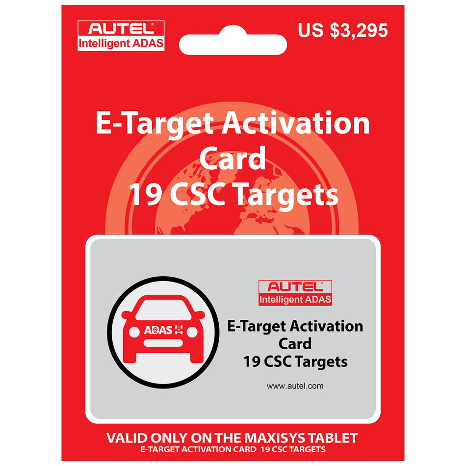 Autel Digital Targets Upgrade Card