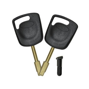 Ford H91 / 6 Cut Tibbe Plug Style Transponder Key Shell (Pack of 25x) (GTL)