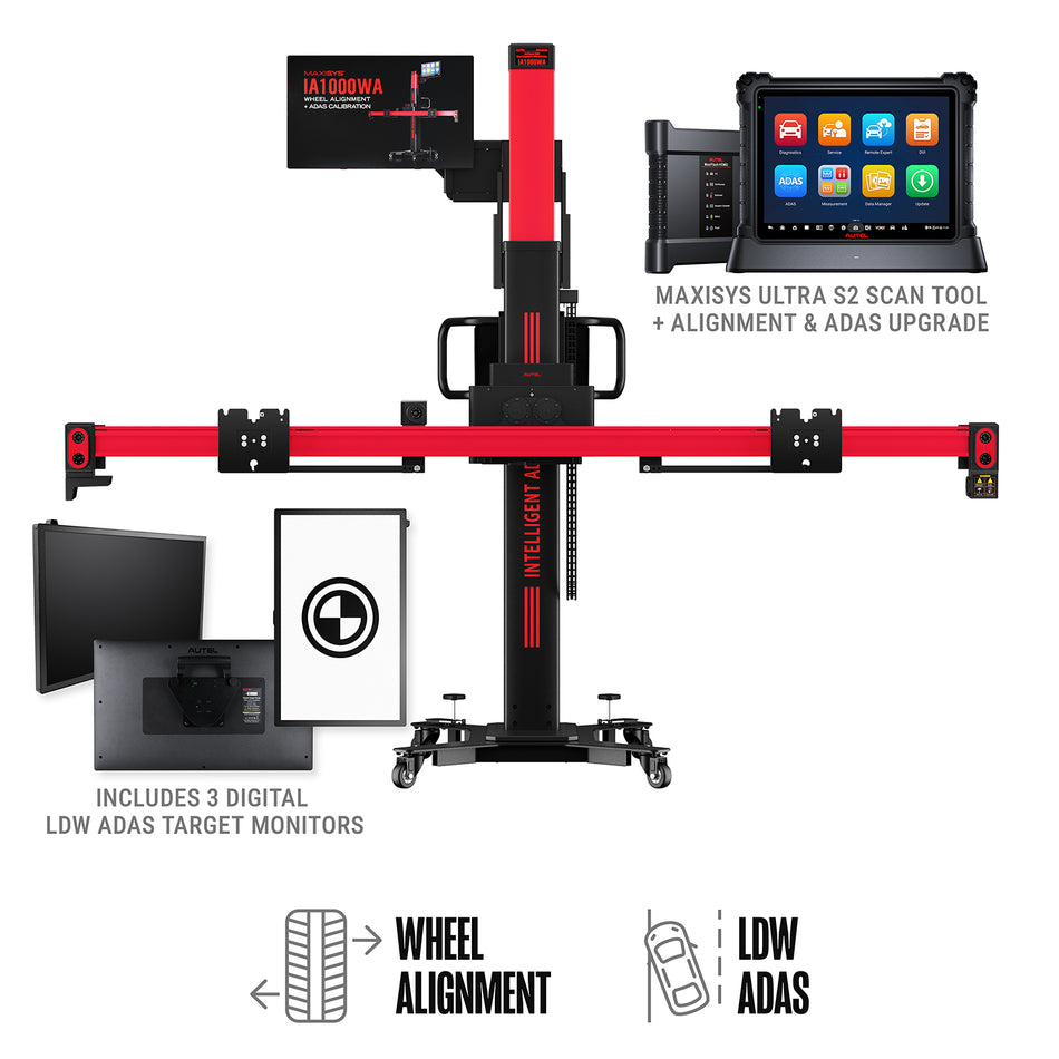 Autel IA1000 System w MS Ultra S2 and Digital LDW Targets