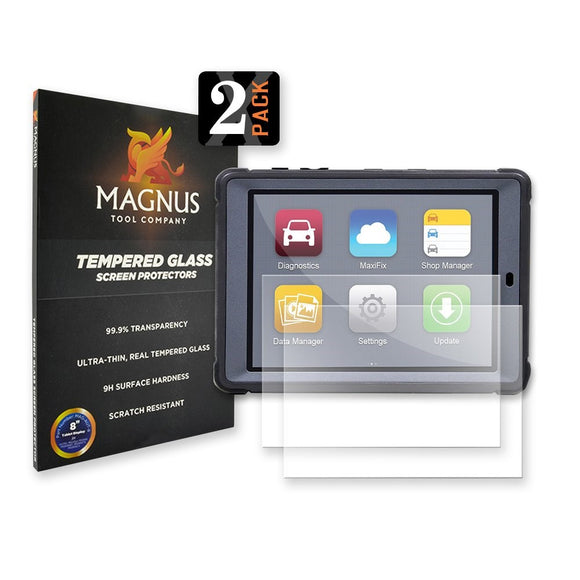 Autel MaxiSys Mini MS905 [Tempered Glass Screen Protectors, by Magnus] 2-Pack