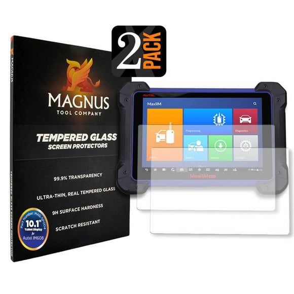Autel IM608/Pro/II [Tempered Glass Screen Protectors, by Magnus] 2-Pack