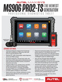 AUTEL MaxiSys906Pro2-TS - Automotive Diagnostic Scan Tool with TPMS Functionality