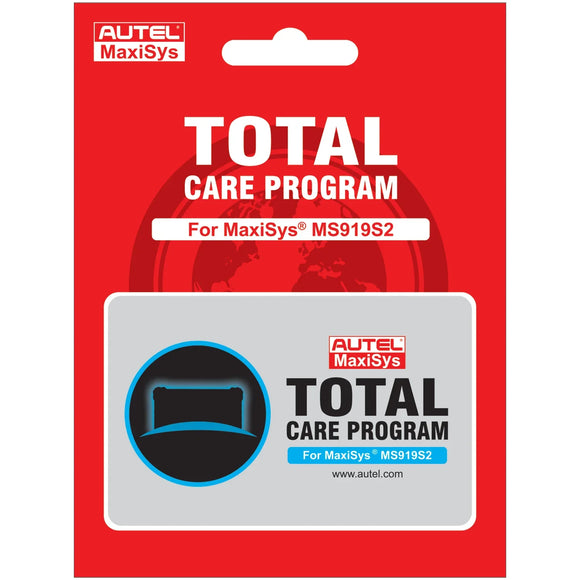 AUTEL MaxiSys MS919S2 - Total Care Program (TCP) 1 Year Update