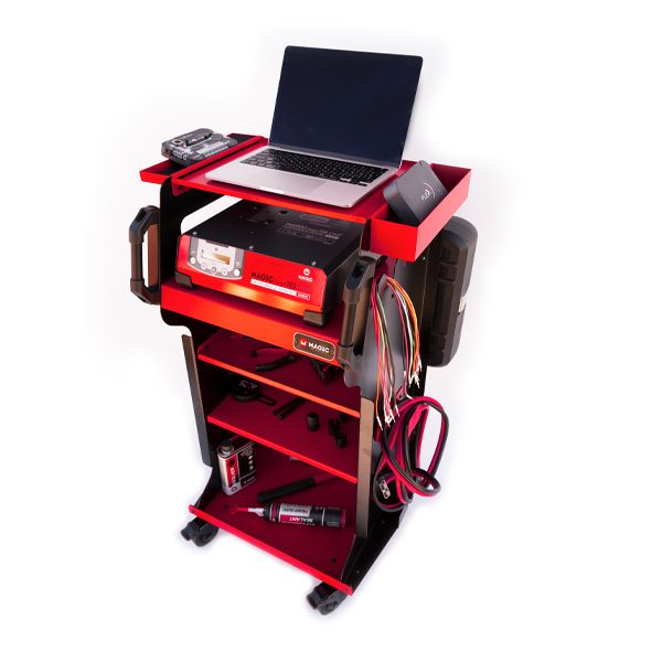 Magic Trolley Small diag cart loaded with tools