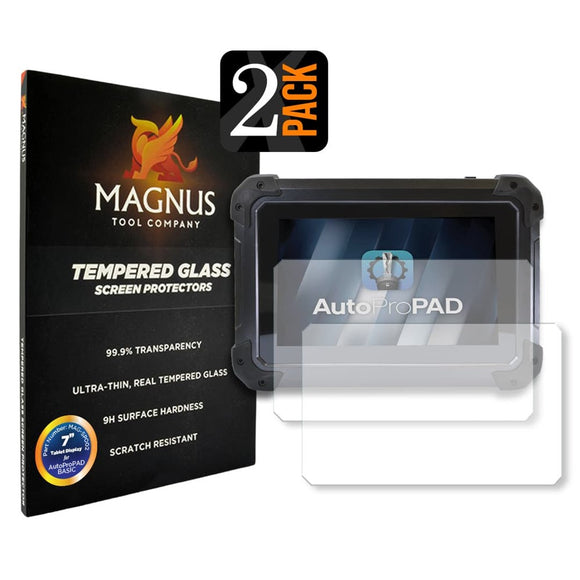 AutoProPAD BASIC [Tempered Glass Screen Protectors, by Magnus] 2-Pack