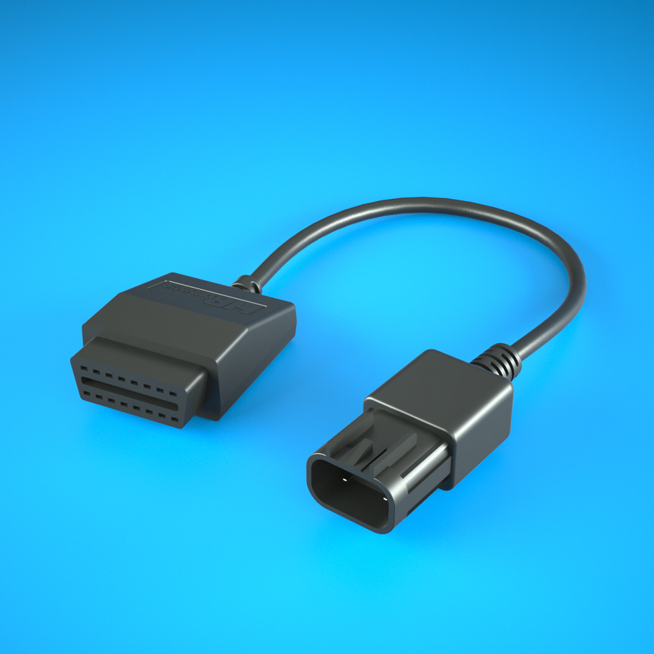 HP Tuners OBDII Adapter Cable for supported Polaris and Indian vehicles diagnostic scanner