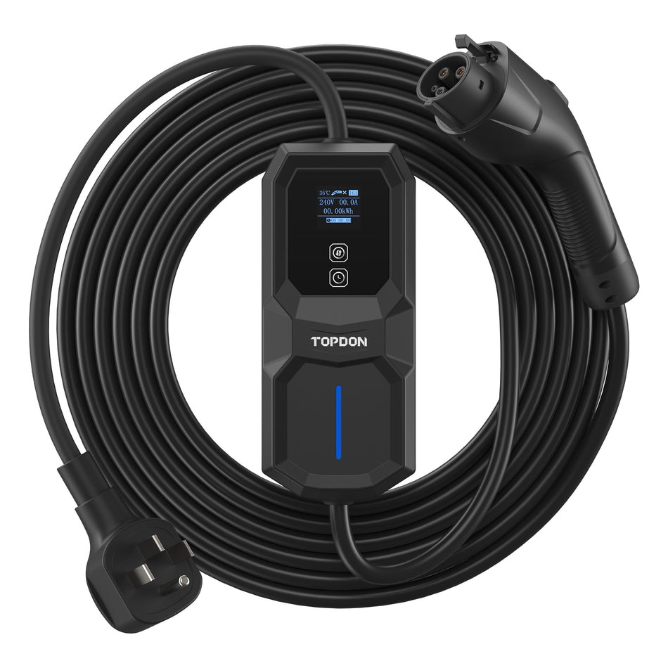 TOPDON PulseQ AC Portable 32A NEMA 14-50 Plug, 5-15 Adapter
