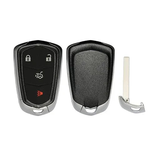 Cadillac 6-Button Smart Key Shell w/SUV Hatch & Glass (SHELL ONLY)