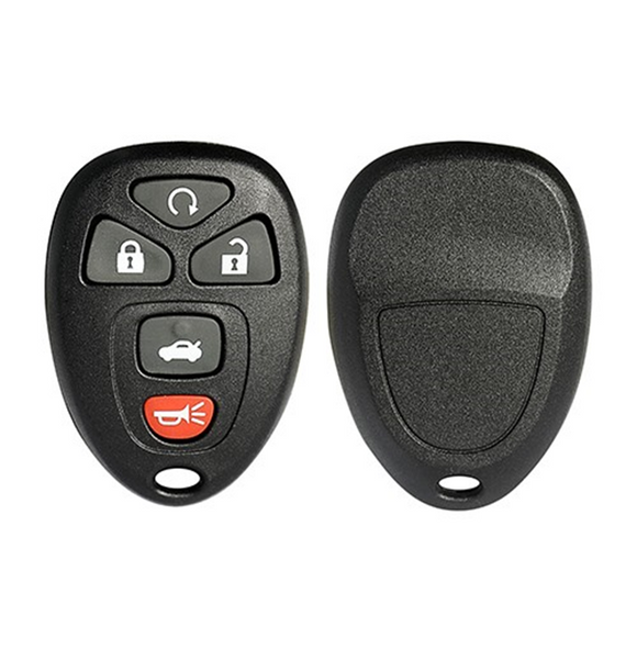 GM 5-Button Remote Shell (SHELL ONLY) (GTL)