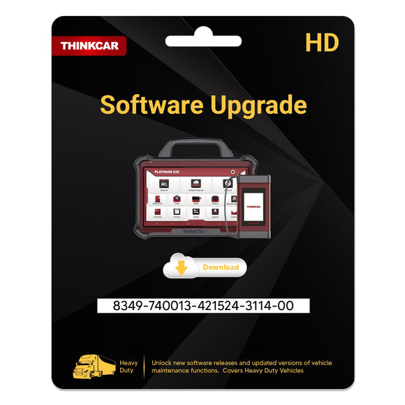 1 Year Software Updates / Subscription for ThinkCar Professional Scanner Tools - Heavy Duty Commercial Vehicles